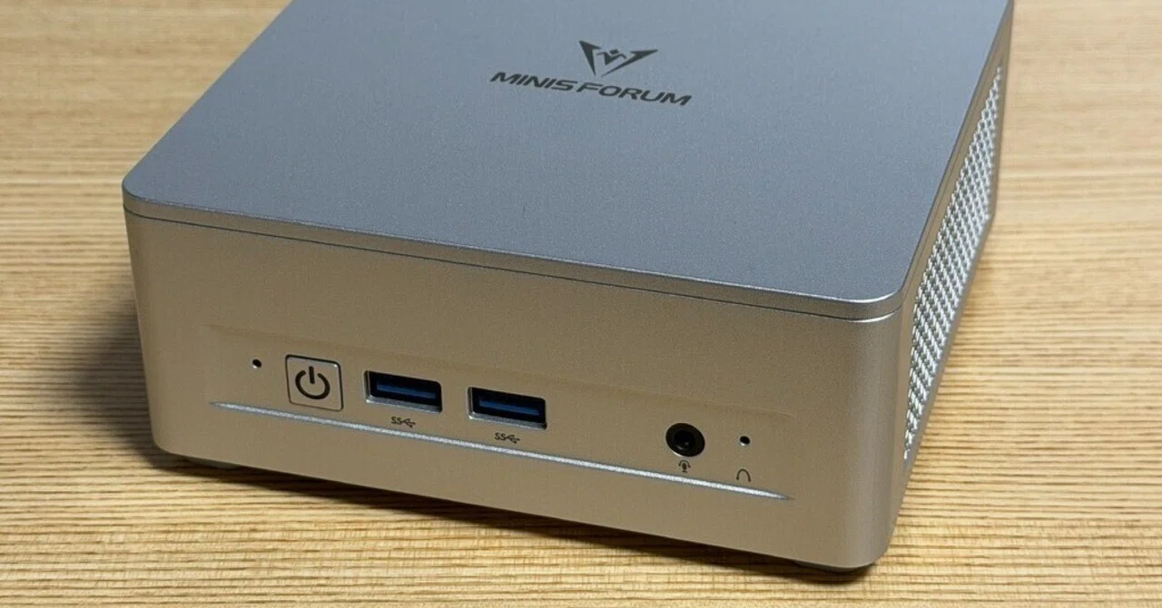 MINISFORUM UM750L Slim、Ryzen 5 7545Uを搭載するミニPCのスペック 