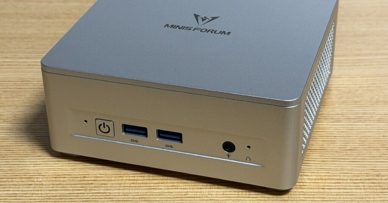 MINISFORUM UM750L Slim、Ryzen 5 7545Uを搭載するミニPCのスペック