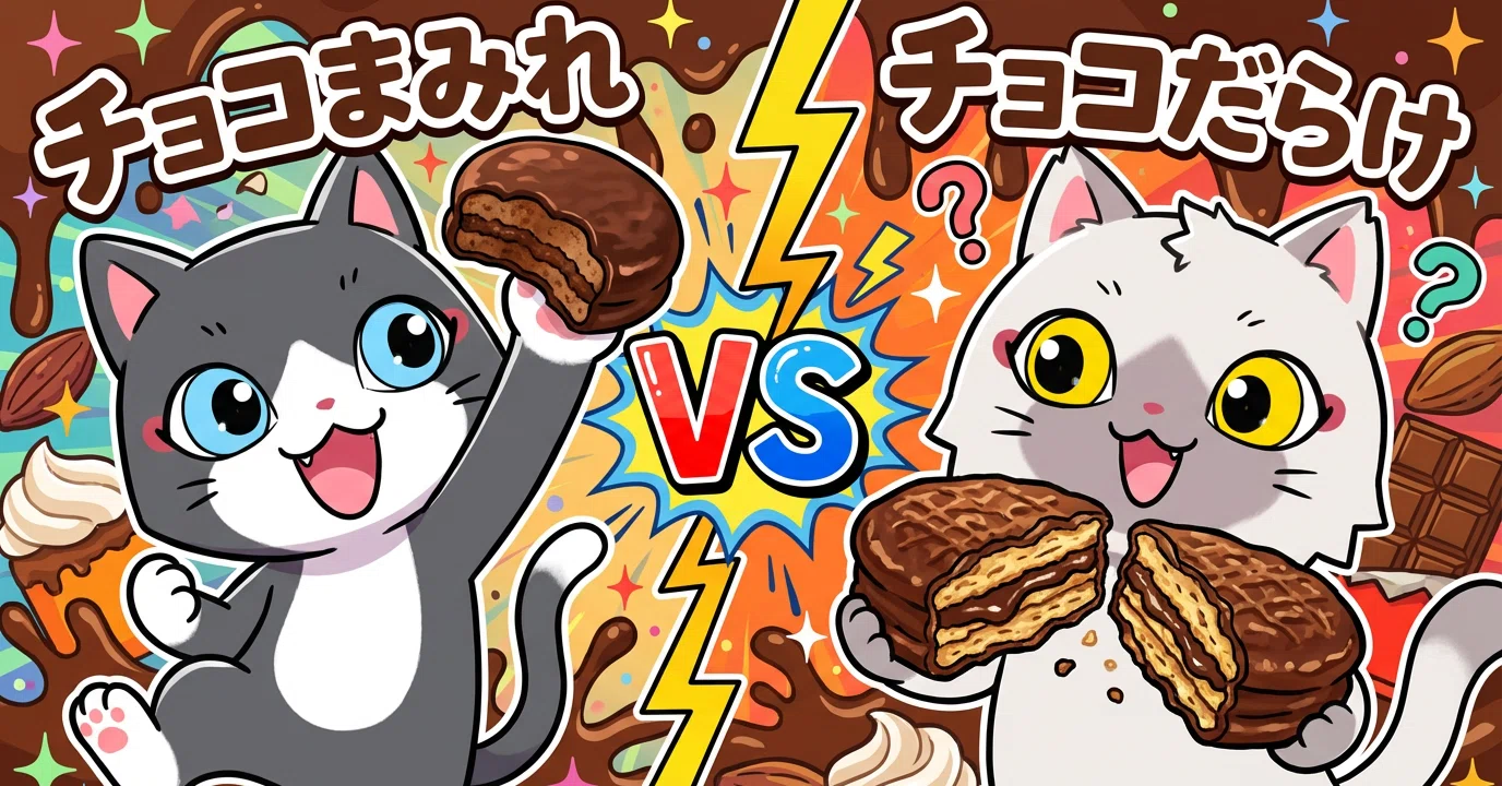 チョコまみれ vs チョコだらけ、あなたはどっち派？【不二家の人気