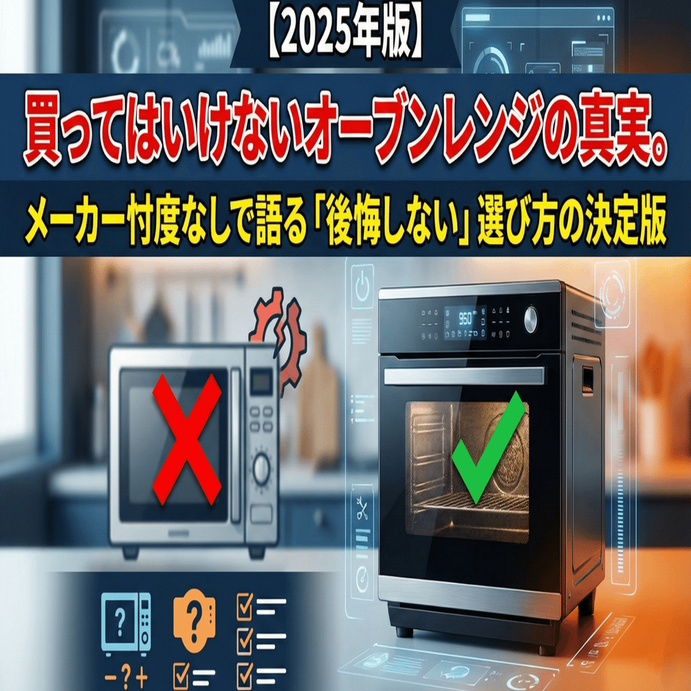 買ってはいけないオーブンレンジの真実。メーカー忖度なしで語る「後悔