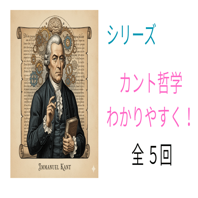 シリーズ『カント哲学わかりやすく！』(全5回)｜山根あきら | 哲学者