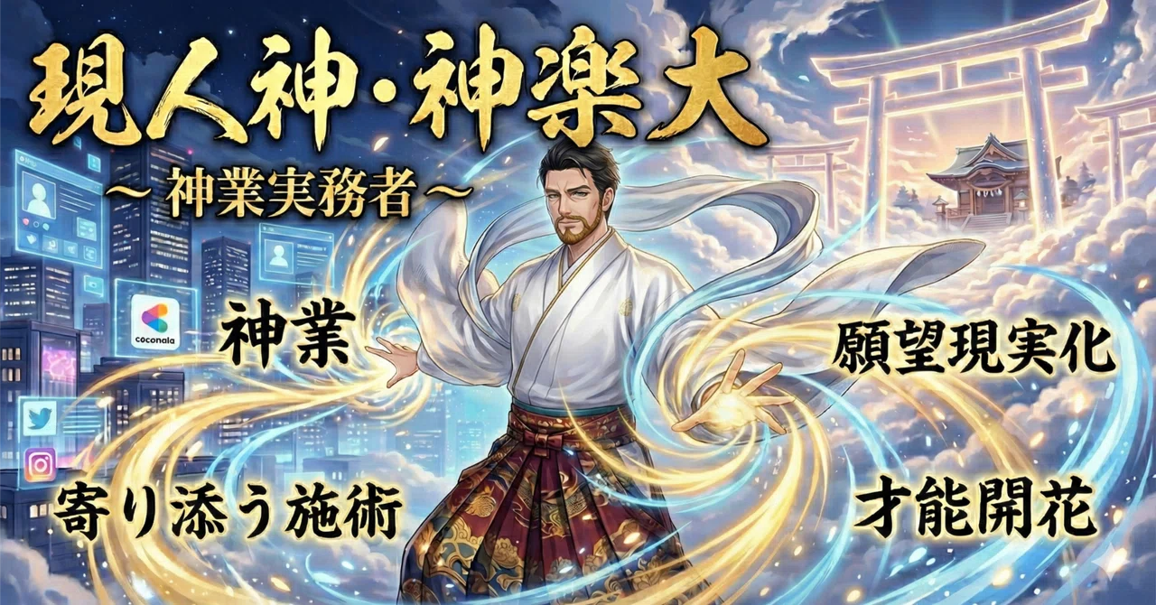 現人神 神楽大のまとめ｜神楽大｜とあるこの世の現人神・神業実務者
