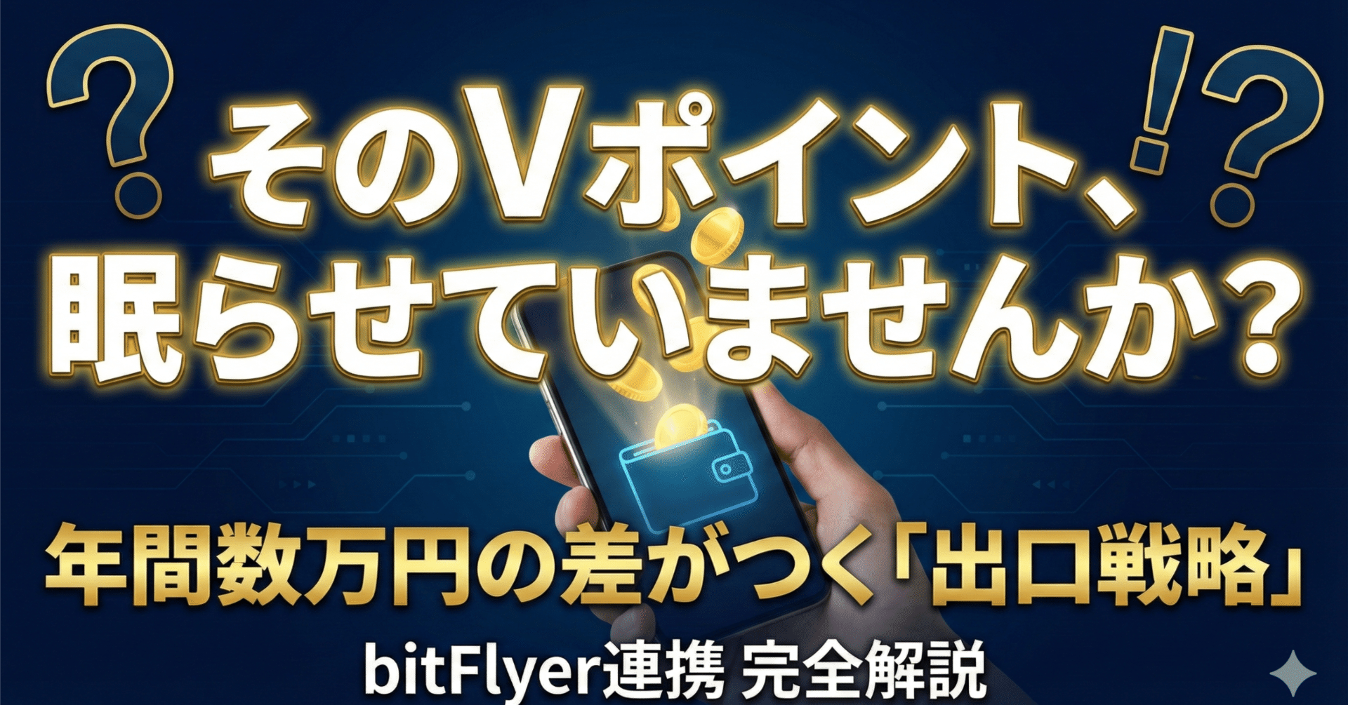 Vポイント出口戦略】bitFlyerでVポイントをビットコインに交換する完全ガイド【2026年1月最新】｜キトー(Kito)