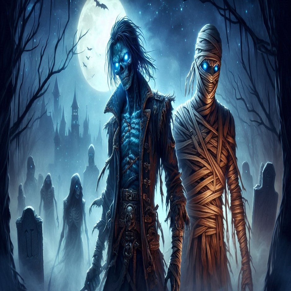 ゾンビとミイラ #しゃれモン #深淵図書館｜ピナクル