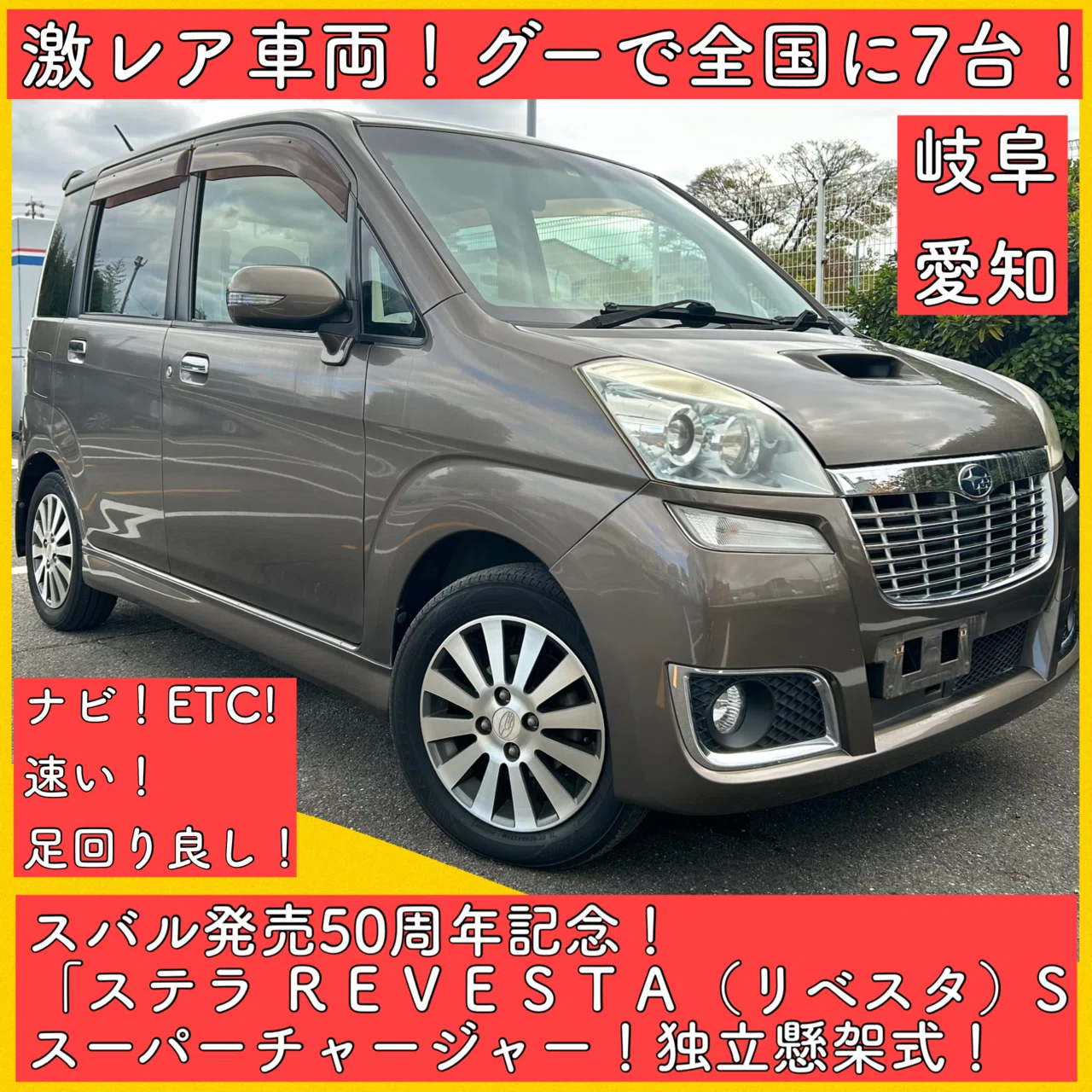 激レア スーパーチャージャー 独立懸架式 スバル ステラ リベスタ S