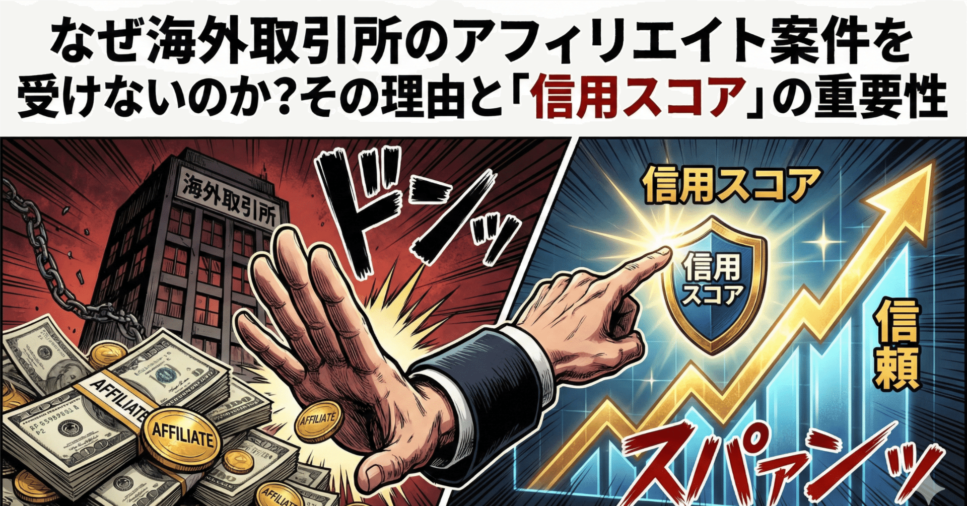 なぜトチヤマは仮想通貨取引所のアフィ案件を受けないのか？その理由と「信用スコア」について｜暗号資産・Web3徒然草｜栃山 直樹