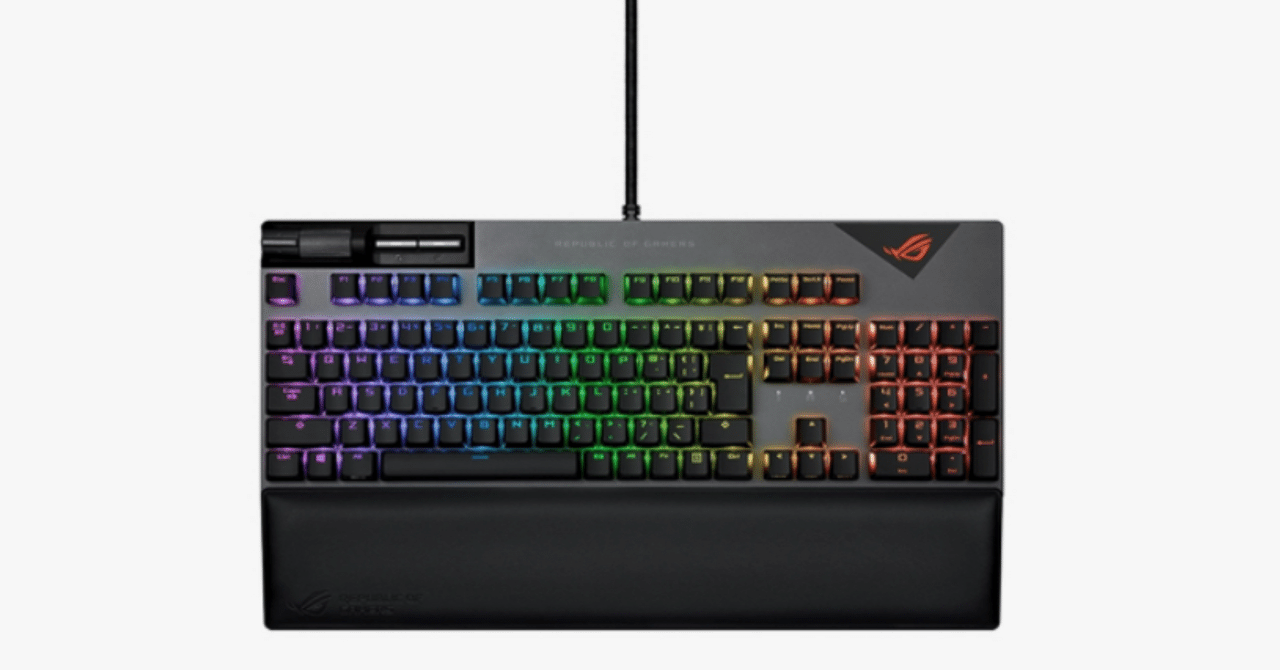 ASUS ROG Strix Flare II ゲーミングキーボード（日本語配列）｜おうち