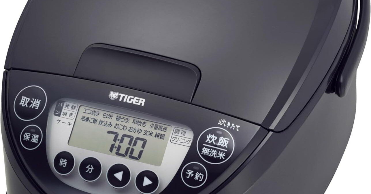 タイガー魔法瓶 炊飯器 JPN-N100K】我が家の食卓を変えた5合IH炊飯器の