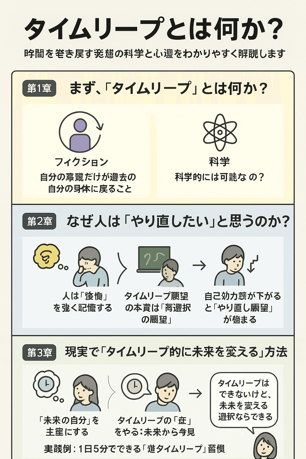 タイムリープとは何か？u2014u2014u201c時間を巻き戻すu201d発想の