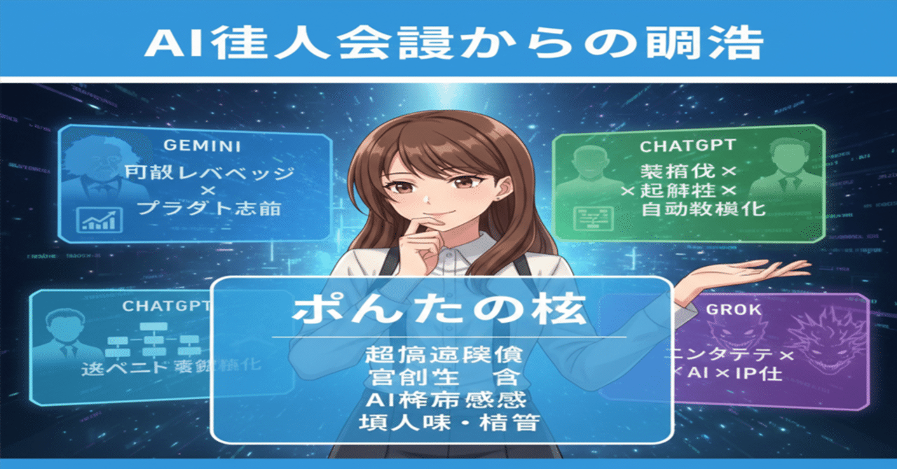 ai.0201さま おまとめ AIの長文回答を要約～元ネタはインスタだけど笑～｜ひろぽんた