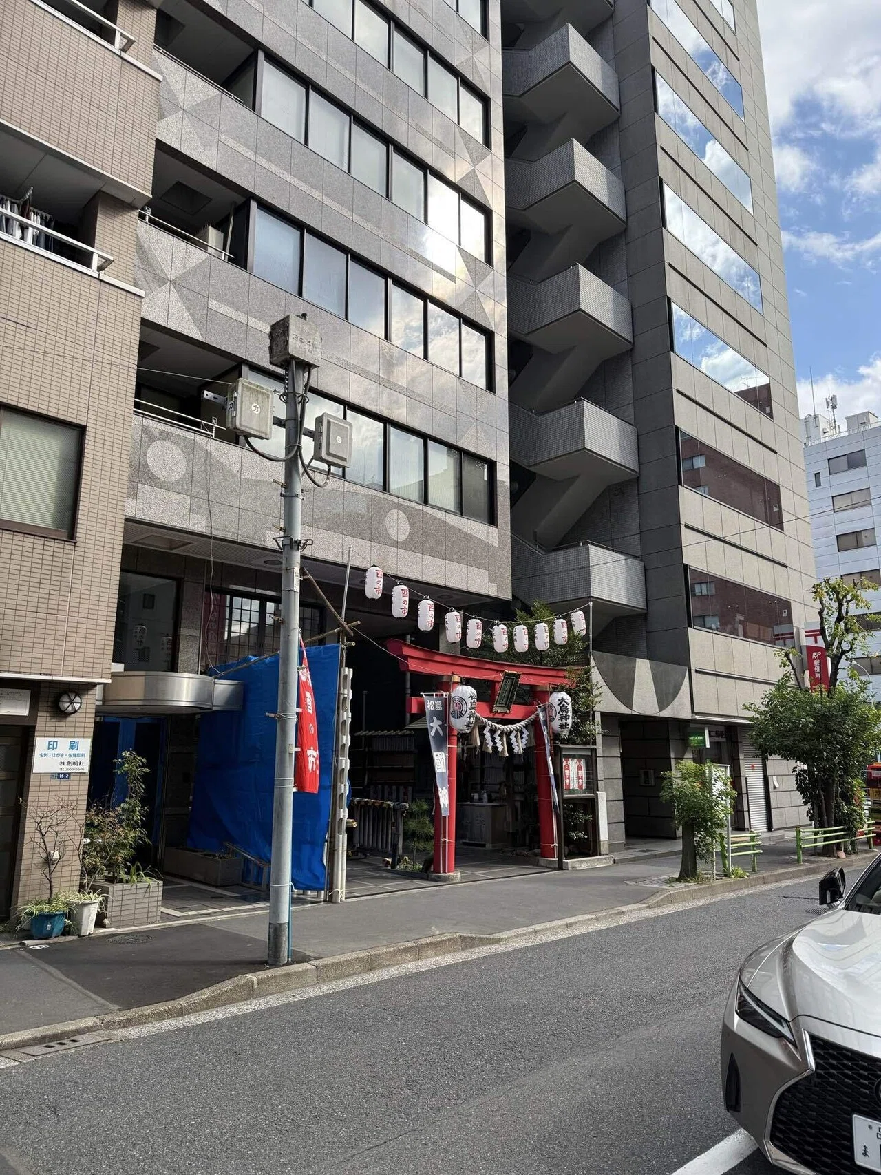 松島神社（大国神・ハリオグラスビル・日本橋七福神巡り⑤）｜のぶあき