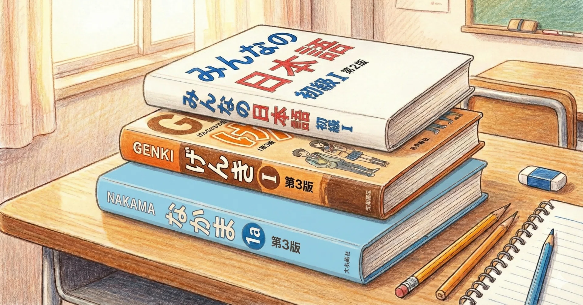 初級日本語の教科書：学習者に合う1冊はどれ？3冊を比べてみた話｜maru