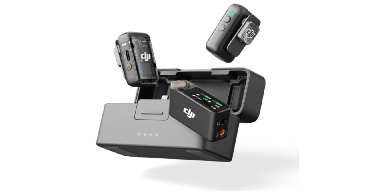 DJI Mic 2 ── “音の失敗をゼロにする”オールインワン型ワイヤレス