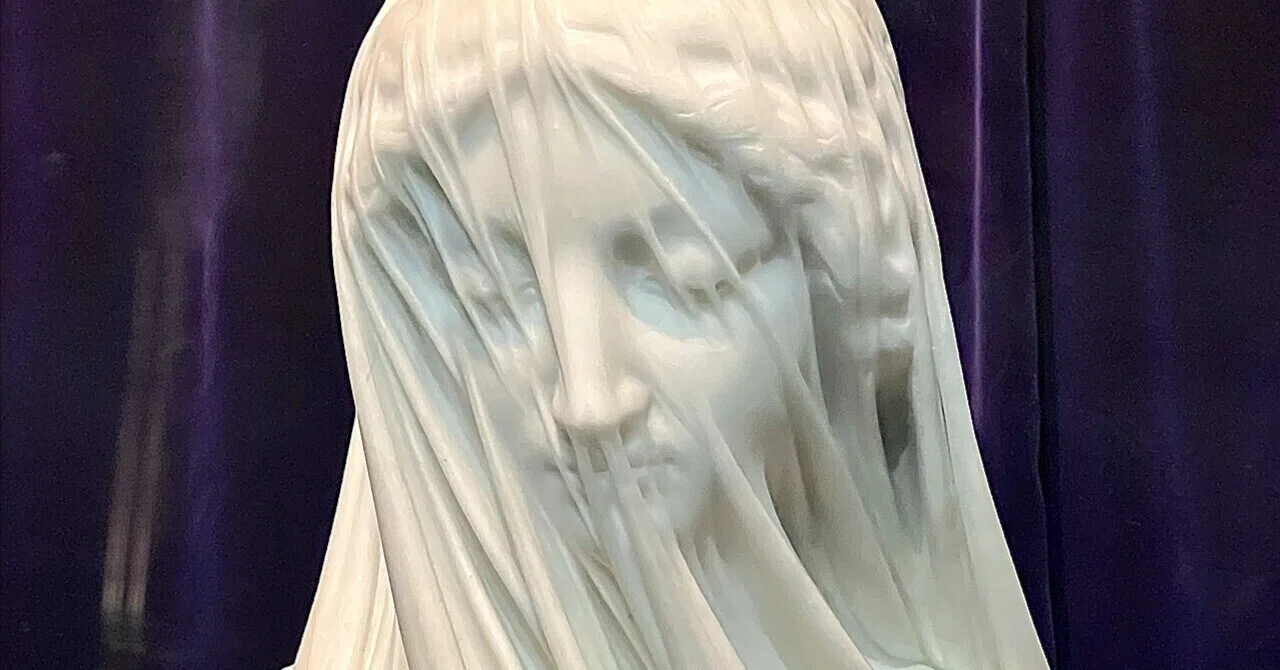 👰 先行公開《ヴェールの乙女》――大理石から命へ、初の彫刻作品｜The