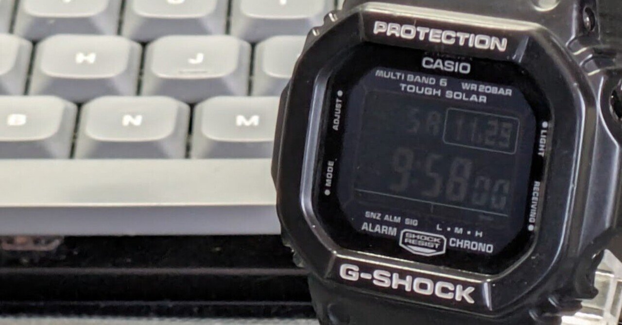 カシオ　G-shock GW-M5610 洗浄済み No.373 | Casio | GW-M5610TH | G-SHOCKの洗い方を説明する時計｜と