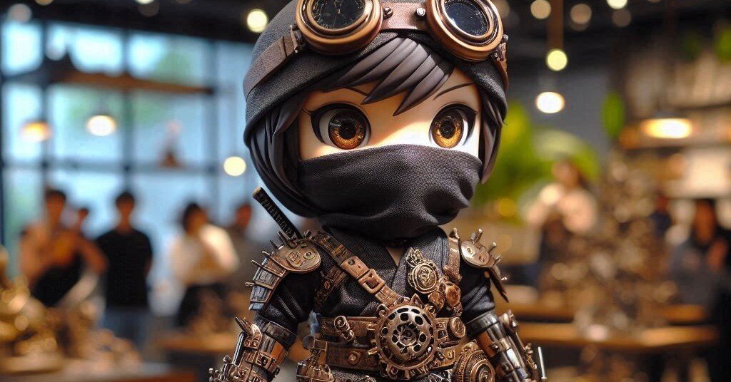 中級AI講座・画風開発《スチームパンク風の立体造形》｜茜町春彦