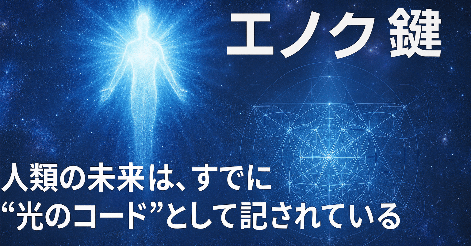 エノクの鍵：宇宙の仕組みを解明し、本来の人間へと進化させるための光