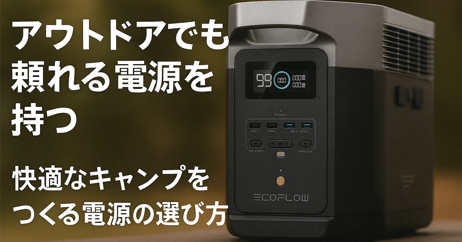 EcoFlow DELTA 2 Maxの実力まとめ キャンプや停電対策に最適な理由と