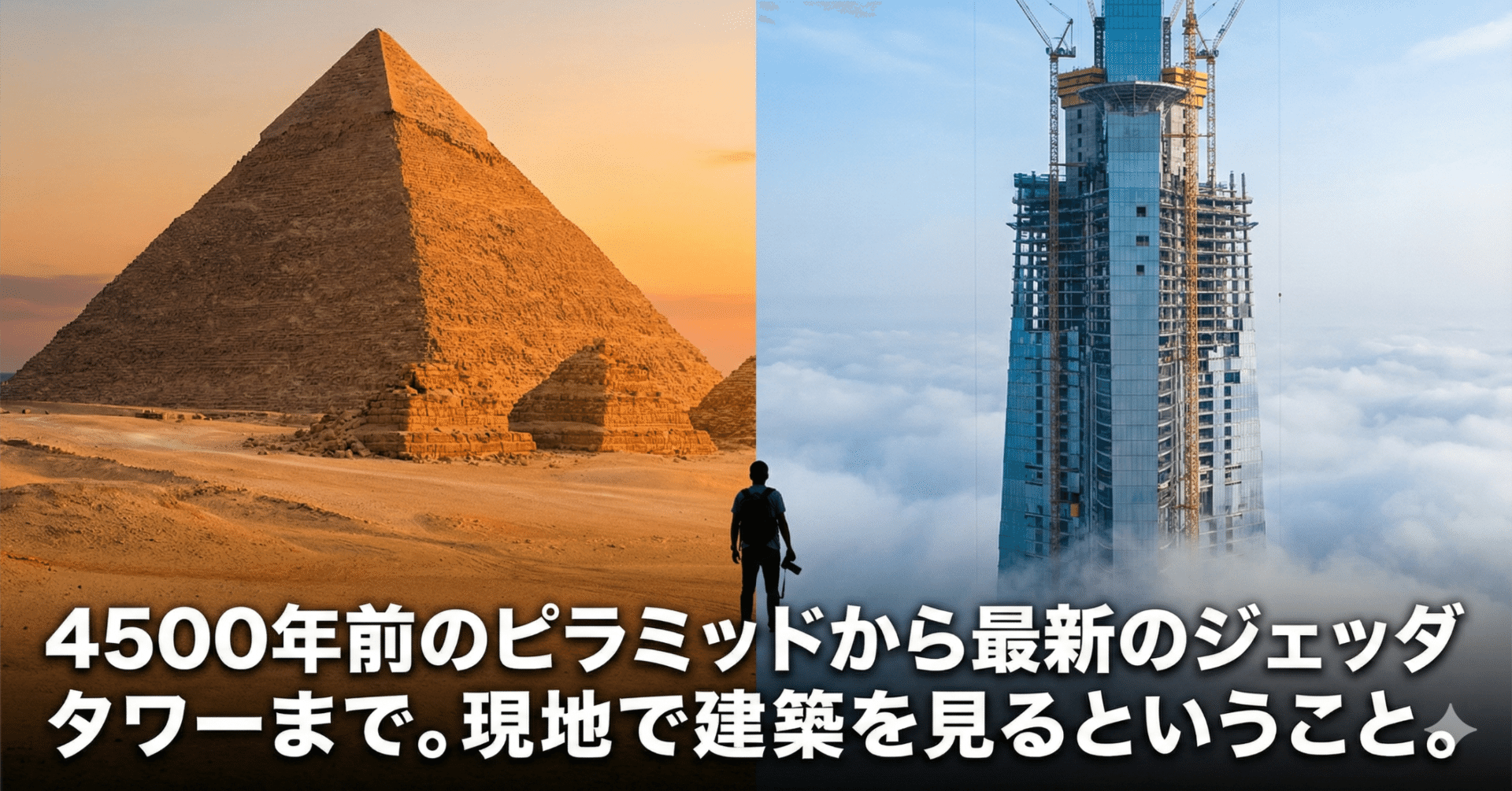 ピラミットタワー 4500年前のピラミッドから最新のジェッダタワーまで。現地で建築を見る