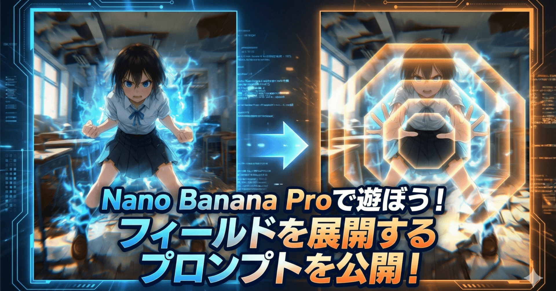Nano Banana Proで遊ぼう！フィールドを展開するプロンプトを公開