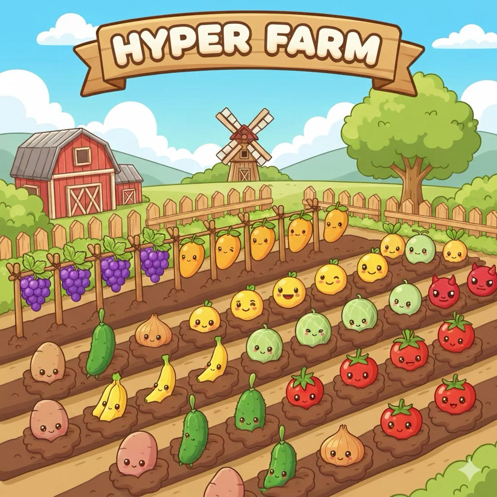 Hyper Farm 【🌱HyperFarm 完全ガイド】毎日収穫するだけでお金を稼げる!🔰超初心者おすすめゲーム!!|稼げる仮想通貨情報局・チルタ