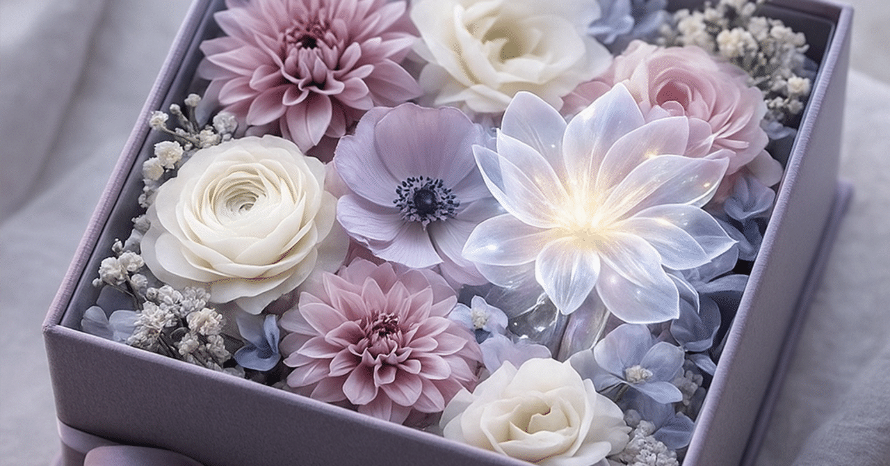 AIと遊ぶ│フラワーボックス【プロンプト】お借りしました｜Akutsu Akira