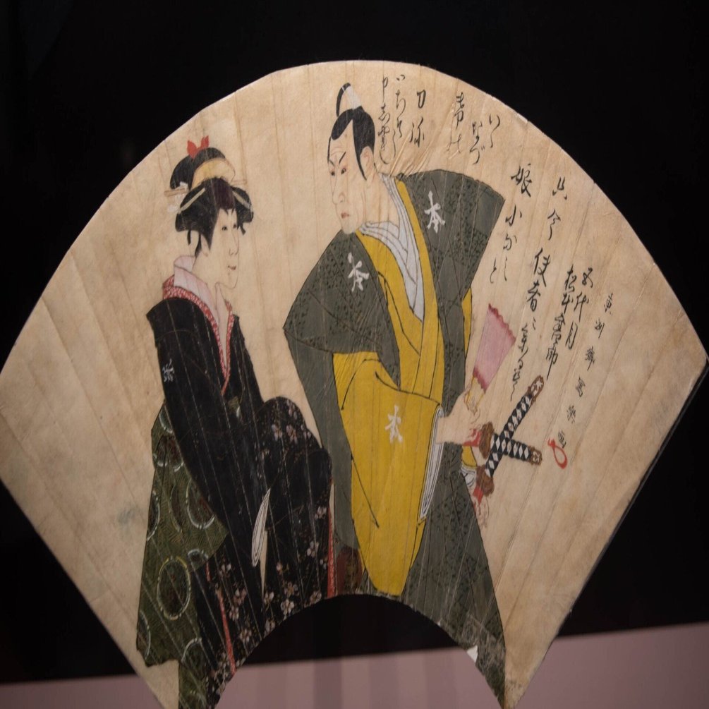 写楽の肉筆画をギリシャの離島で見る｜SOUNION