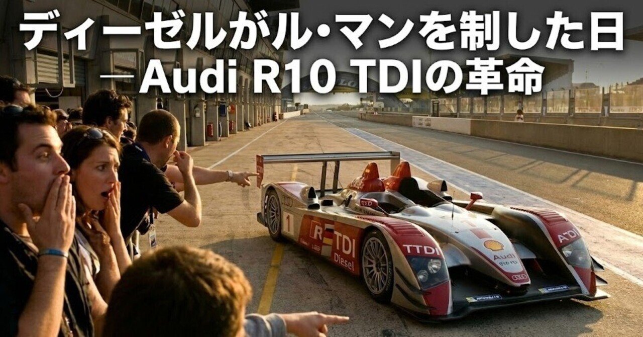 🚗【YouTube】ディーゼルがル・マンを制した日 ― Audi R10 TDIの革命