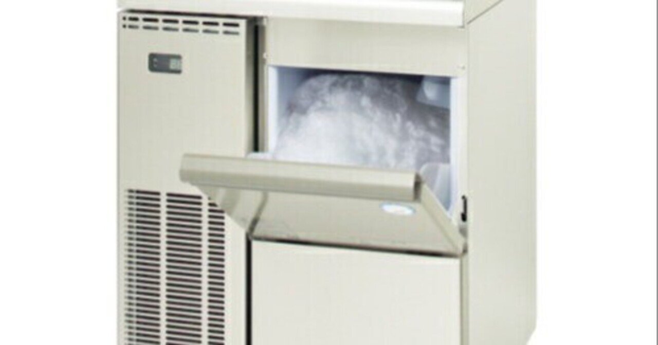 本日見つけた掘り出し物】フクシマガリレイ製氷機120kg！幅600mmの業務