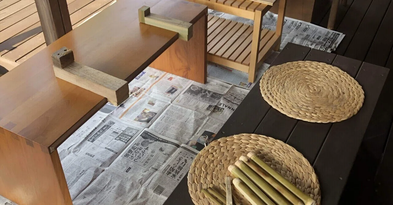 🍵 妻の茶道教室を支える裏方奮闘記：茶杓削り体験会を開催｜おにおん