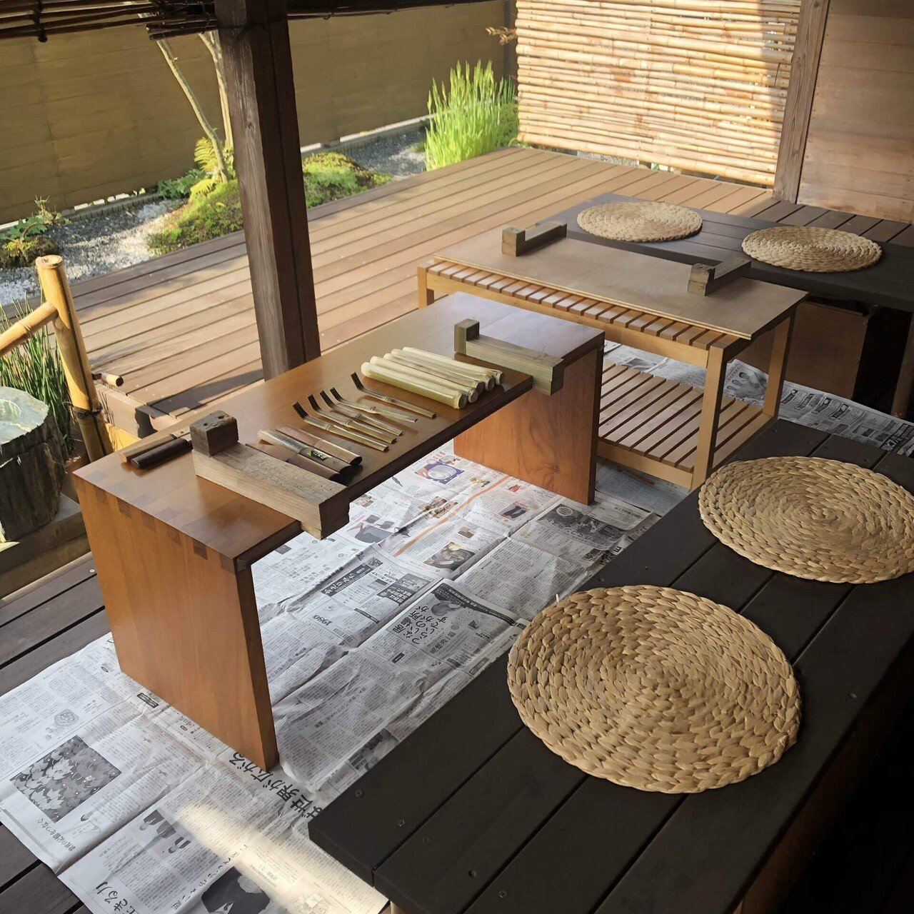 🍵 妻の茶道教室を支える裏方奮闘記：茶杓削り体験会を開催｜おにおん