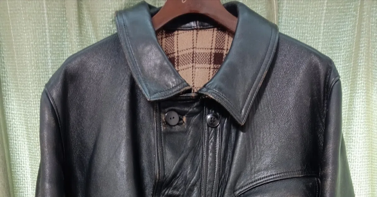 古着 黒コルビジェジャケット フランス製｜世界の革ジャン集