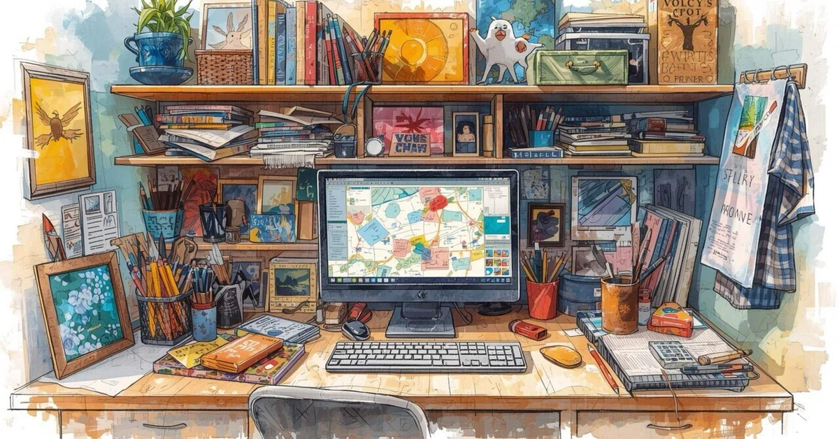 [Desk Tour] A Savior for Messy Dads. Cockpit Organization Techniques to ...