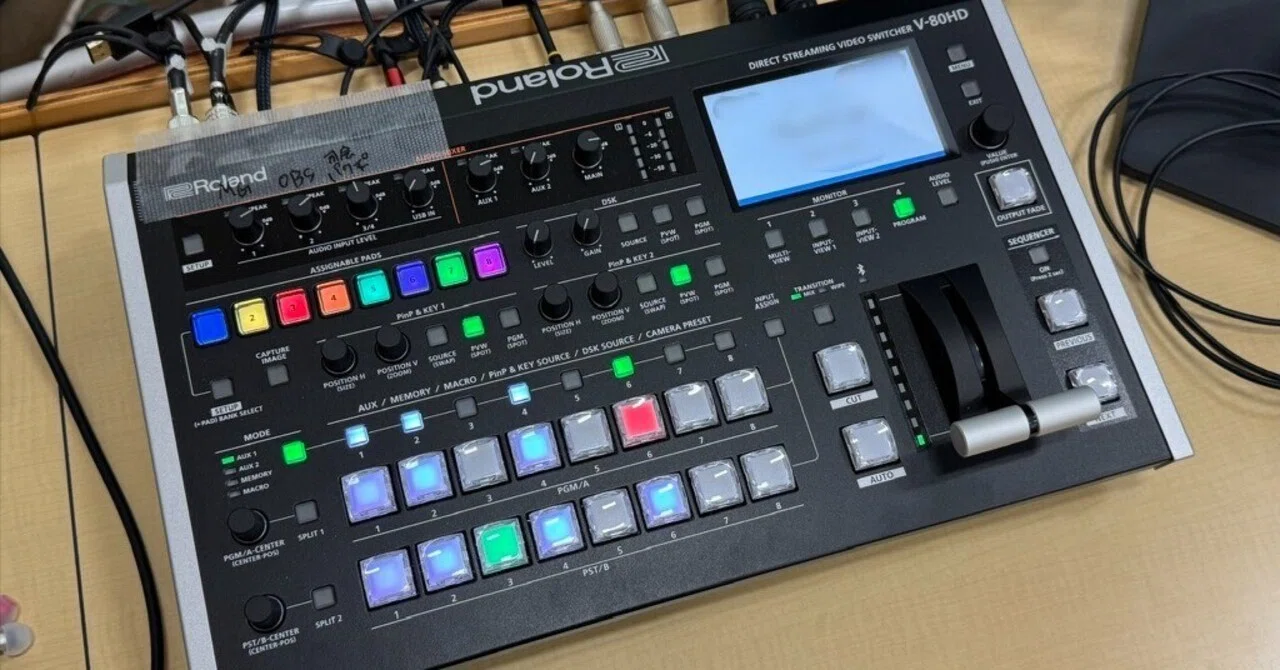 臨機応変力が魅力！Rolandスイッチャーは、柔軟な対応が求められる現場