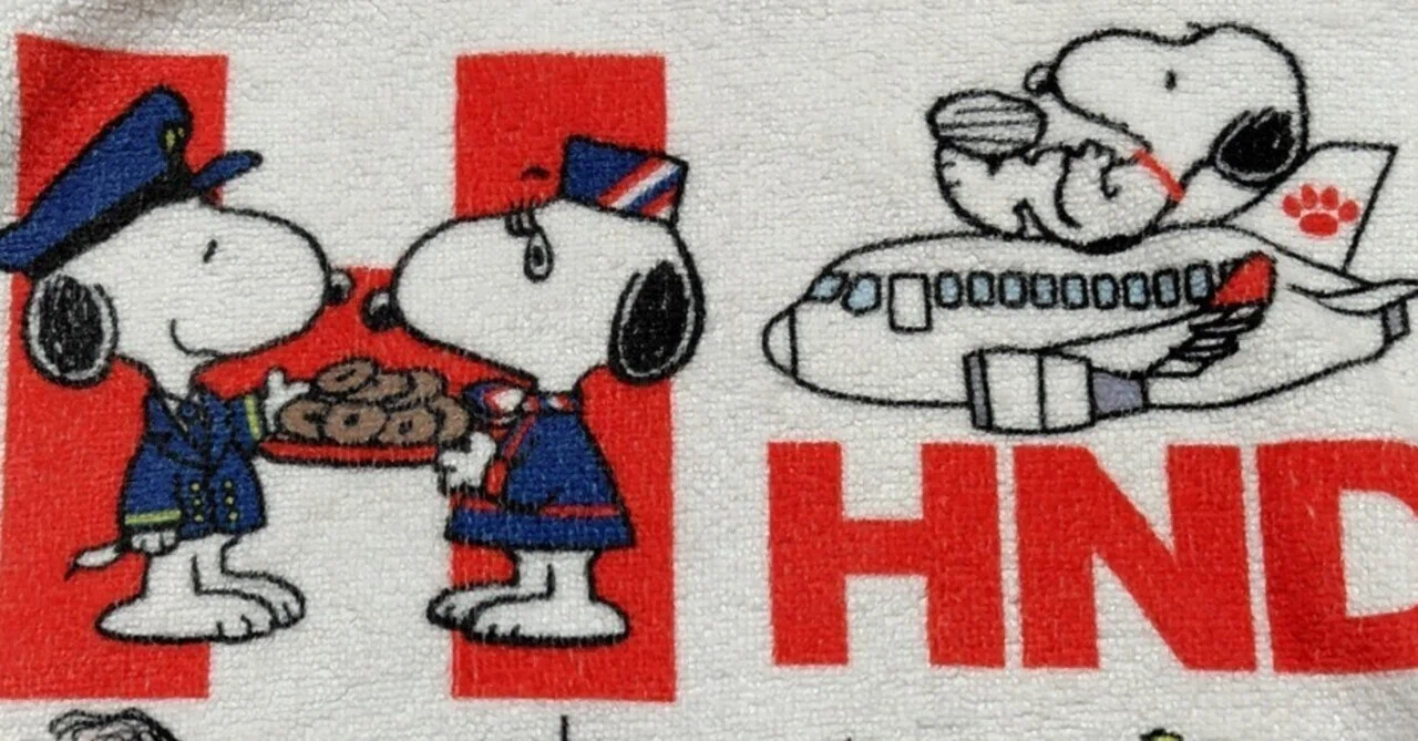 スヌーピー☓羽田空港ミニタオル｜すぬいちぴいち