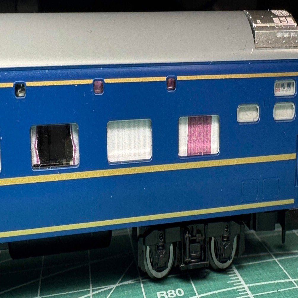 3002C 北斗星 ツインデラックス「オロネ25-500（東）」カーテンパーツ