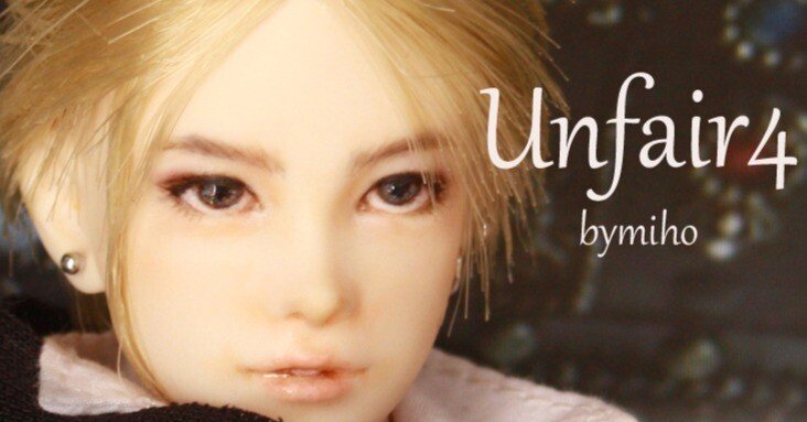1/6カスタムドールヘッド☆UNFAIR4☆bymiho☆六分の一男子図鑑☆エイト