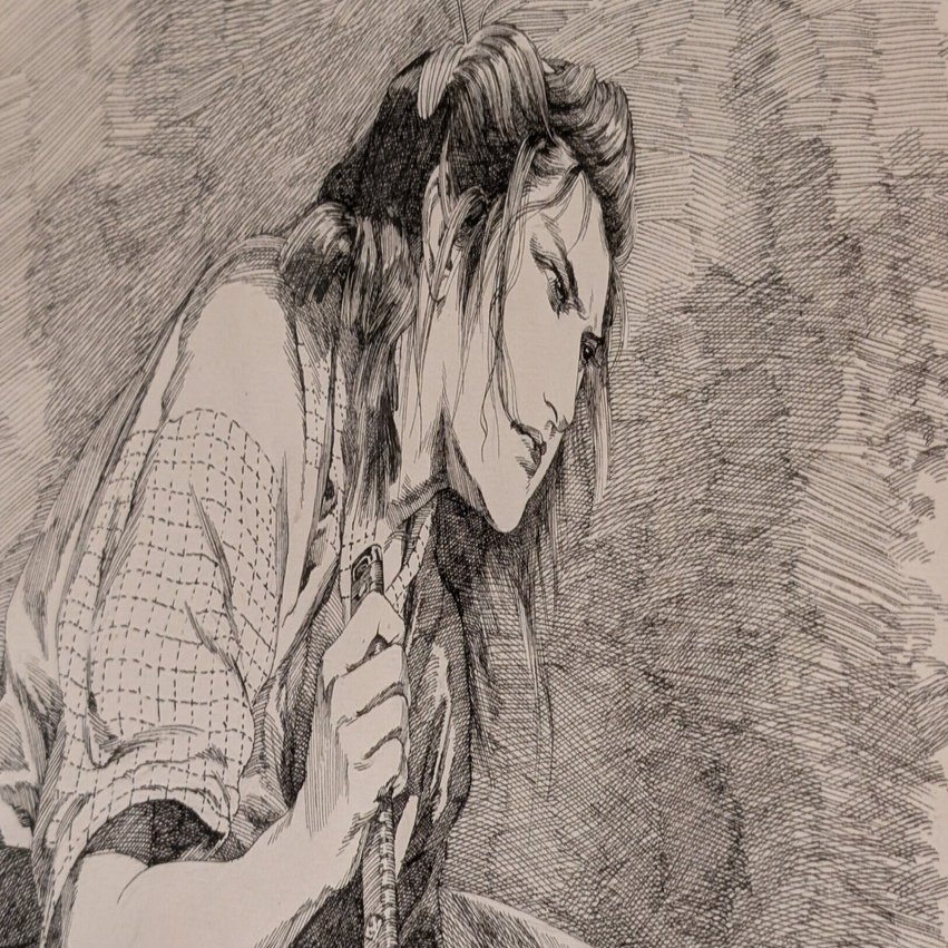 超絶ペン画で味わう美少年すぎる剣士たち【伊藤彦造展@弥生美術館】｜Nyori