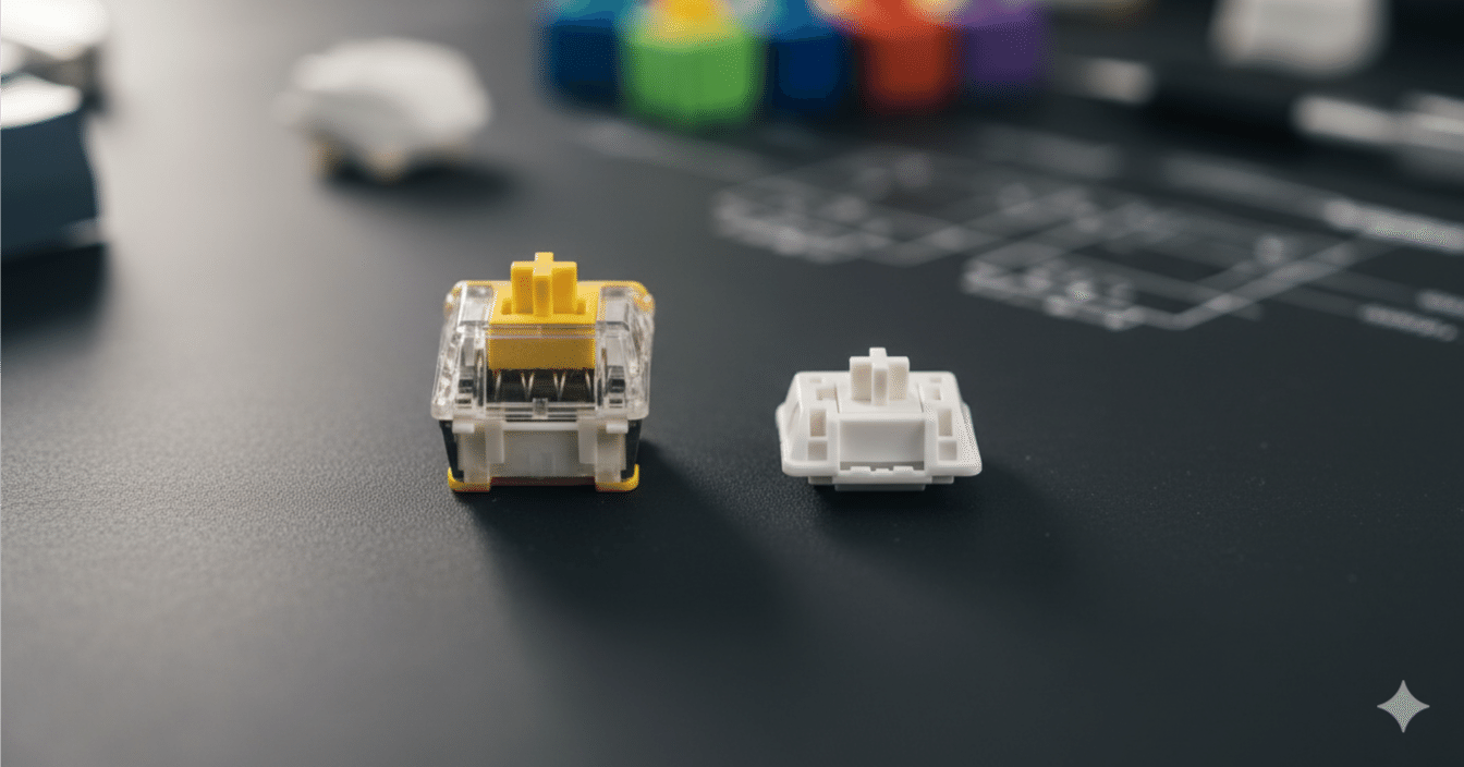 キースイッチ徹底網羅：ノーマルプロファイルとロープロファイル AI