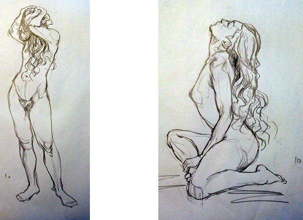 久しぶりに クロッキー デッサン会のまとめ 大江戸 Note