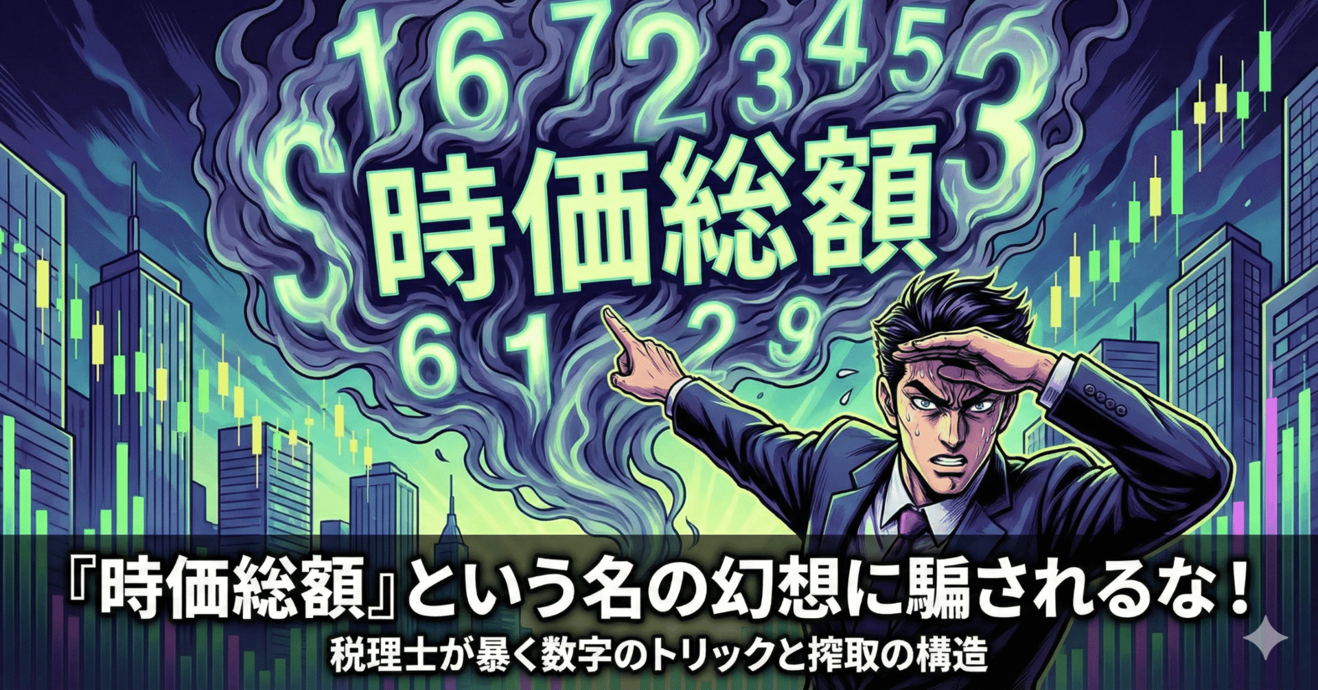 その数字に騙されるな。「時価総額」という魔法の言葉。私たちが警戒すべき理由｜Vmaster / 税理士 / 中小企業経営力強化の専門家
