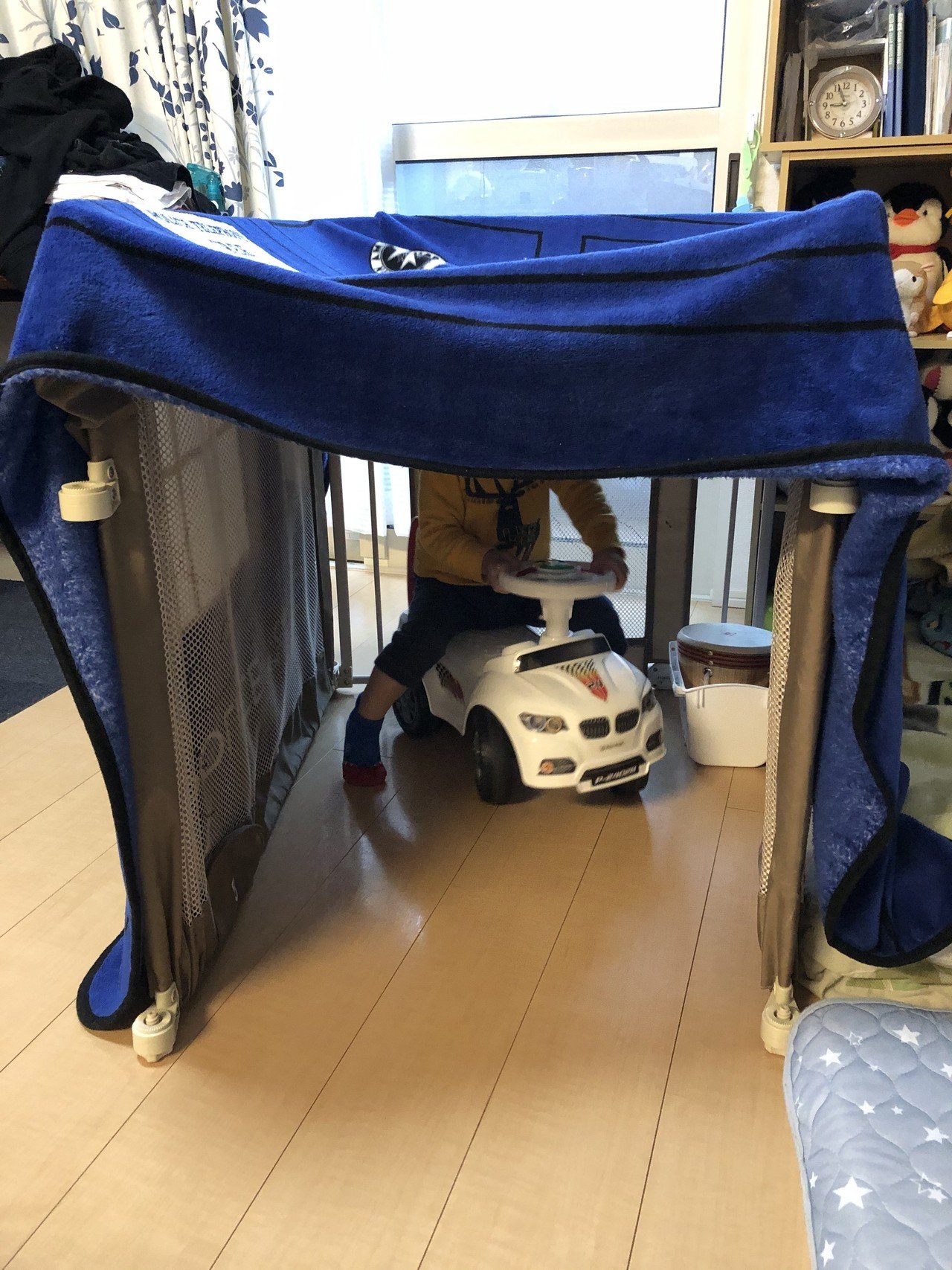 ２歳児が喜ぶ 即席テントの作り方 小春 Note