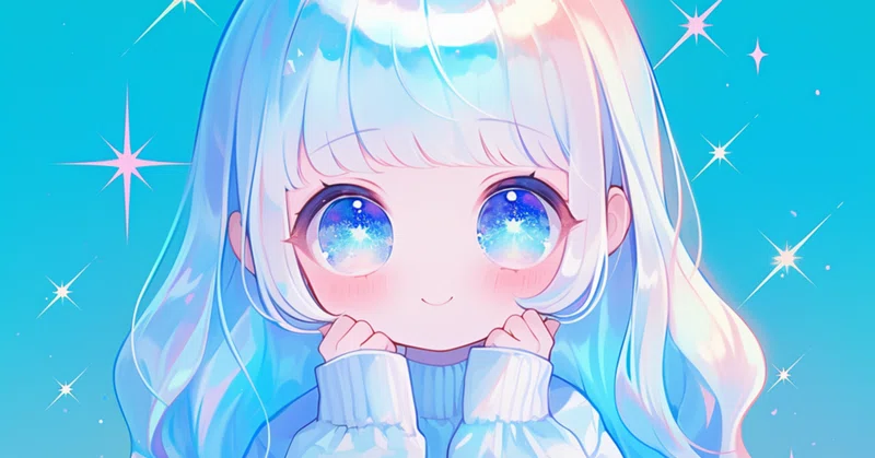 【まぼろし】ちゅるんブルーオリプロナイトアイコン！