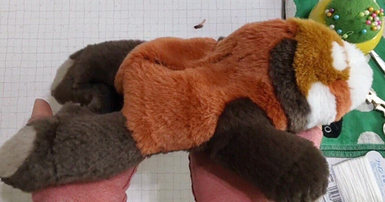 9.5 レッサーパンダの作り方｜やまなし すずめ