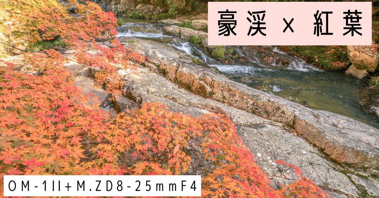 豪渓の紅葉を撮ってきた│OM SYSTEM｜もみじ卍ゅう/写真愛好家