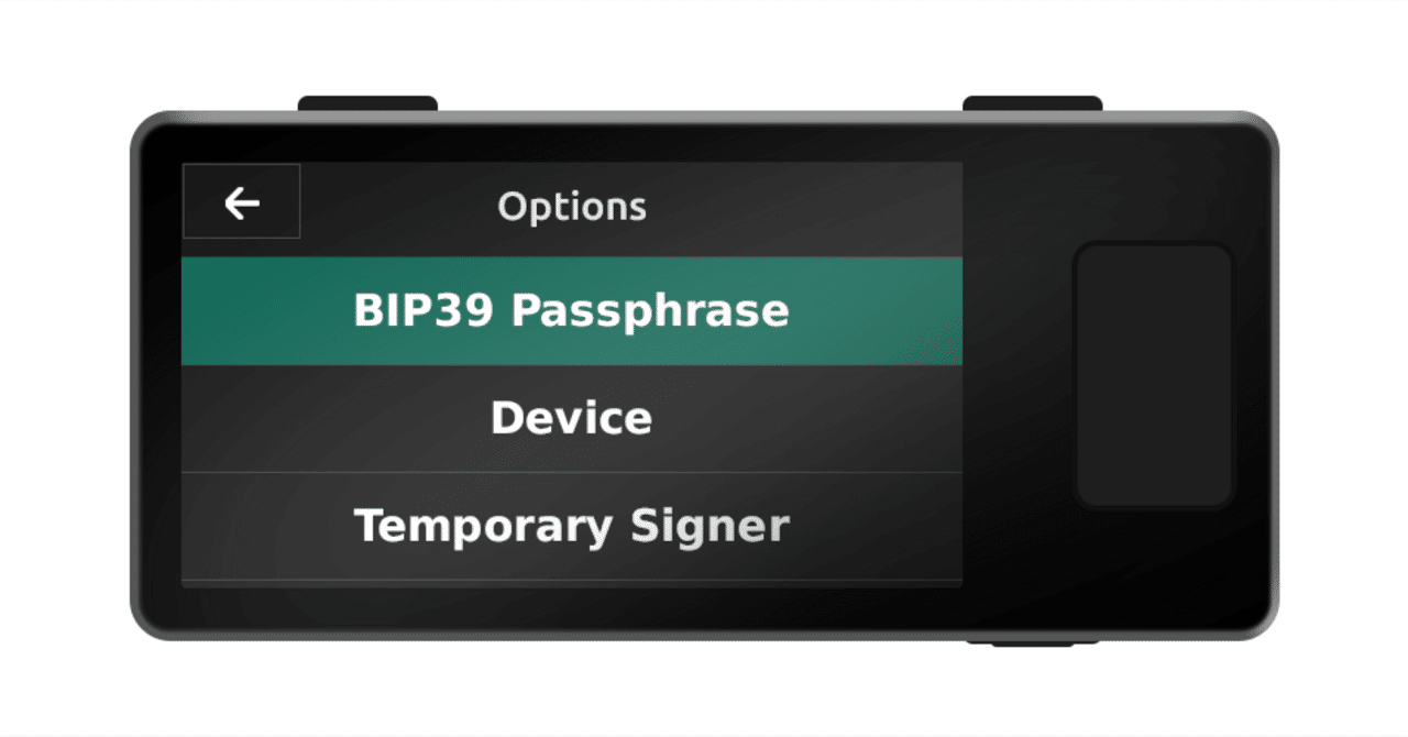 Jade に BIP39 パスフレーズを追加する｜Blockstream Japan