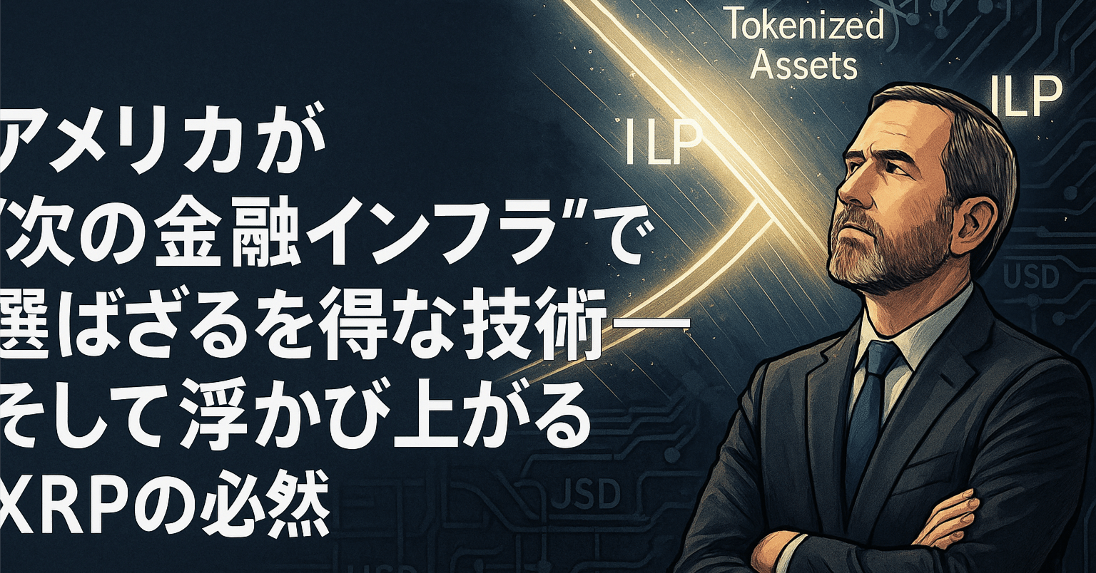 アメリカが“次の金融インフラ”で選ばざるを得ない技術──そして浮かび上がるXRPの必然｜光本貴一｜XRP / Ripple