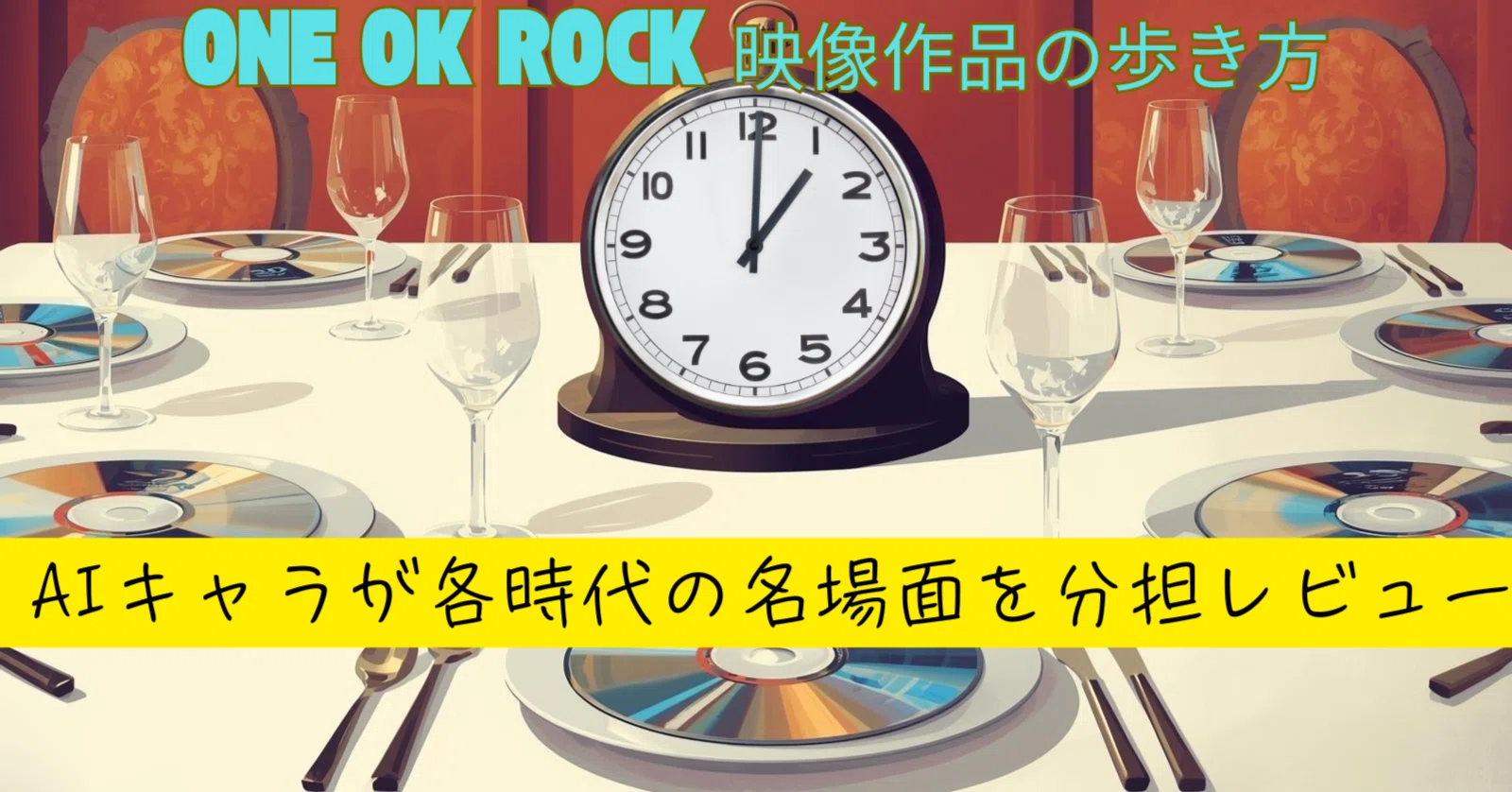 ONE OK ROCK 映像作品の歩き方｜AIキャラが各時代の名場面を分担