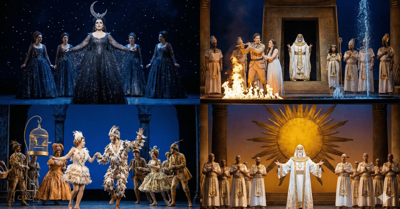 5分でオペラ解説】試練を乗り越えた先に真実の愛がある――モーツァルト