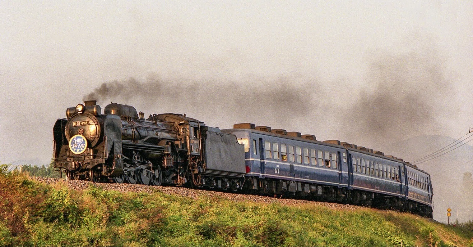 銀時　14系500 キハ56.27 v162, 釜石線：SL銀河ドリーム号 （1998年）｜ひろやん
